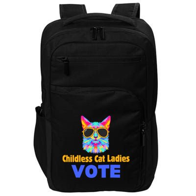 Childless Cat Ladies Vote Blue Impact Tech Backpack