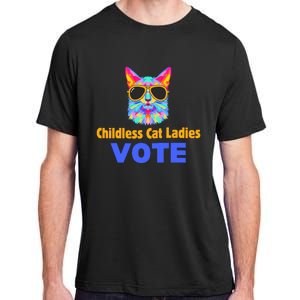 Childless Cat Ladies Vote Blue Adult ChromaSoft Performance T-Shirt