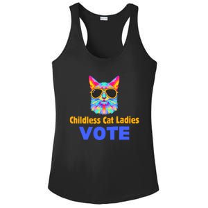 Childless Cat Ladies Vote Blue Ladies PosiCharge Competitor Racerback Tank