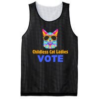 Childless Cat Ladies Vote Blue Mesh Reversible Basketball Jersey Tank