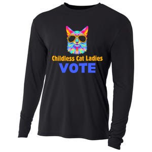 Childless Cat Ladies Vote Blue Cooling Performance Long Sleeve Crew