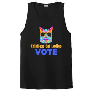 Childless Cat Ladies Vote Blue PosiCharge Competitor Tank