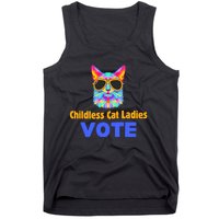 Childless Cat Ladies Vote Blue Tank Top