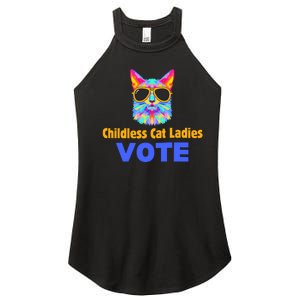 Childless Cat Ladies Vote Blue Women's Perfect Tri Rocker Tank