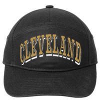 Cleveland 7-Panel Snapback Hat