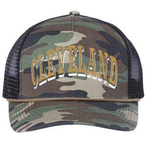 Cleveland Retro Rope Trucker Hat Cap