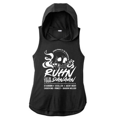 Crescent City Lunathion Run Danaan E Umbra Mortis Ladies PosiCharge Tri-Blend Wicking Draft Hoodie Tank