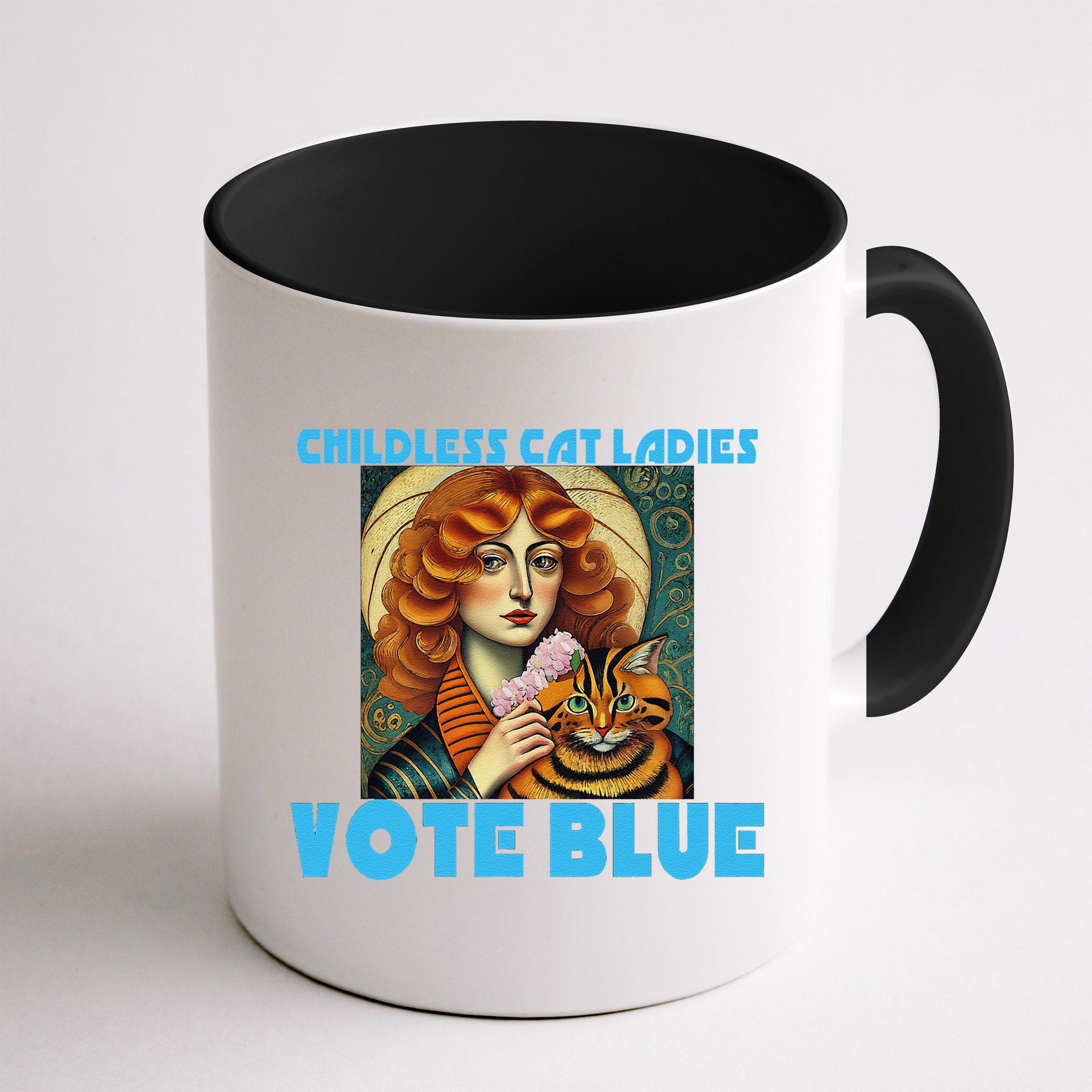 Childless Cat Ladies Vote Blue Mug
