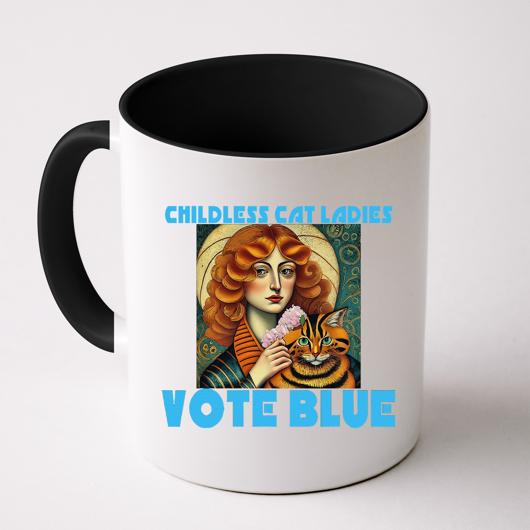 Childless Cat Ladies Vote Blue Mug