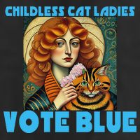 Childless Cat Ladies Vote Blue Beanie