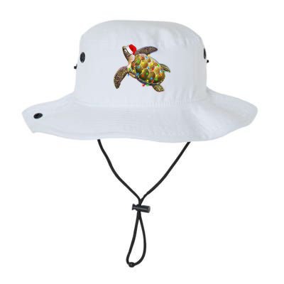 Cute Christmas Lights Santa Sea Turtle Legacy Cool Fit Booney Bucket Hat