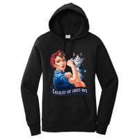 Childless Cat Ladies Vote Rosie The Riveter Women's Pullover Hoodie