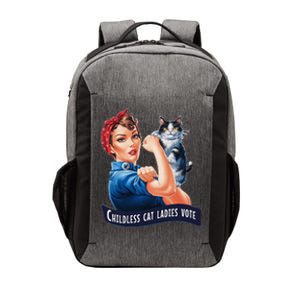 Childless Cat Ladies Vote Rosie The Riveter Vector Backpack