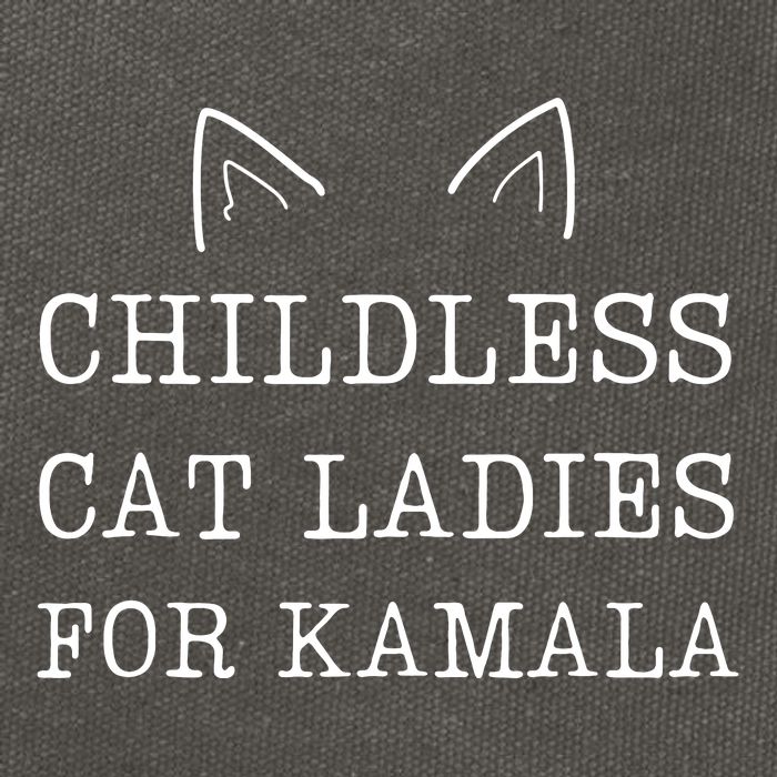 Childless Cat Ladies For Kamala 2024 Cotton Canvas Backpack