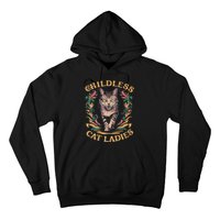 Childless Cat Ladies Feminist Childless Cat Ladies 2024 Hoodie