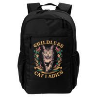 Childless Cat Ladies Feminist Childless Cat Ladies 2024 Daily Commute Backpack