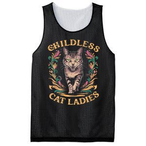 Childless Cat Ladies Feminist Childless Cat Ladies 2024 Mesh Reversible Basketball Jersey Tank