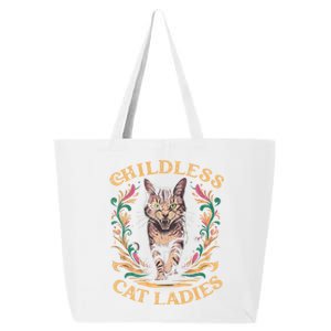 Childless Cat Ladies Feminist Childless Cat Ladies 2024 25L Jumbo Tote