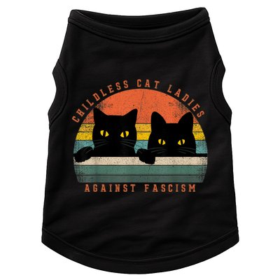 Childless Cat Ladies Feminist Childless Cat Ladies Against Fascism Doggie Tank