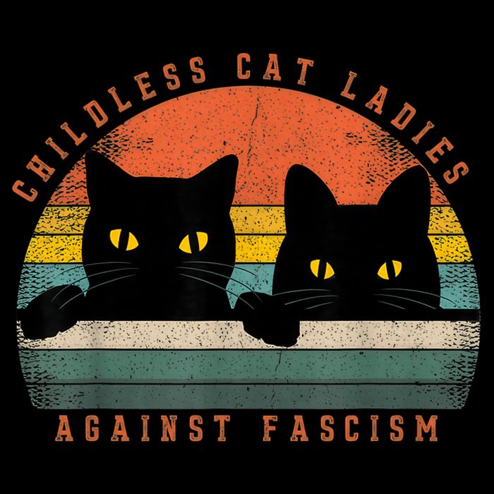 Childless Cat Ladies Feminist Childless Cat Ladies Against Fascism Impact Tech Backpack