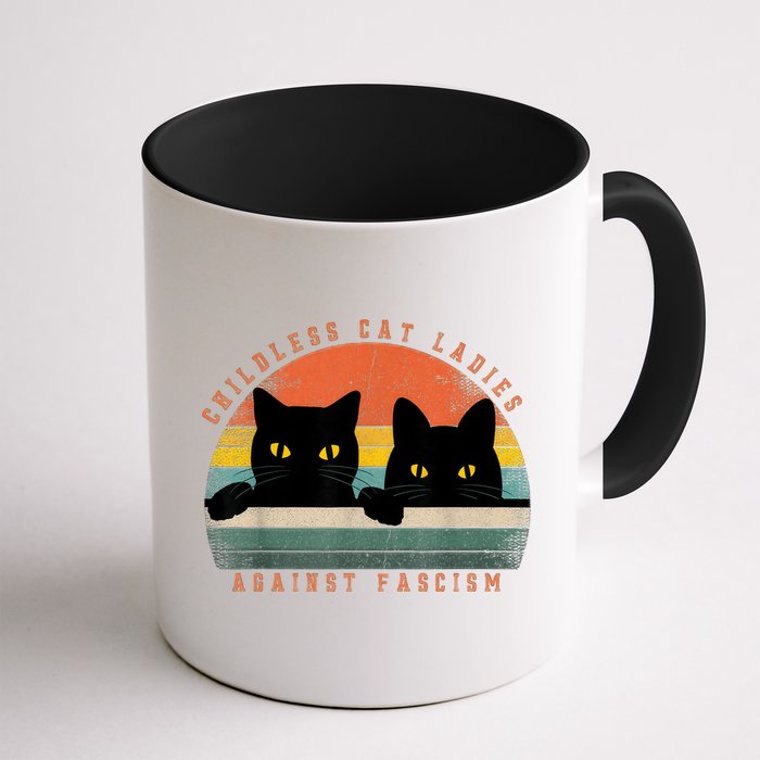 Childless Cat Ladies Feminist Childless Cat Ladies Against Fascism Mug