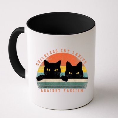 Childless Cat Ladies Feminist Childless Cat Ladies Against Fascism Mug