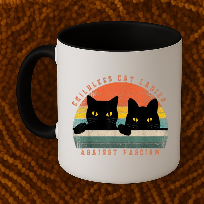 Childless Cat Ladies Feminist Childless Cat Ladies Against Fascism Mug