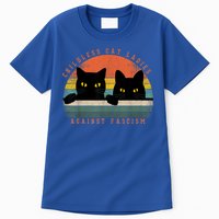 Childless Cat Ladies Feminist Childless Cat Ladies Against Fascism Tall T-Shirt