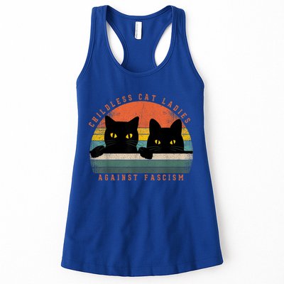Childless Cat Ladies Feminist Childless Cat Ladies Against Fascism Womens Tank Top