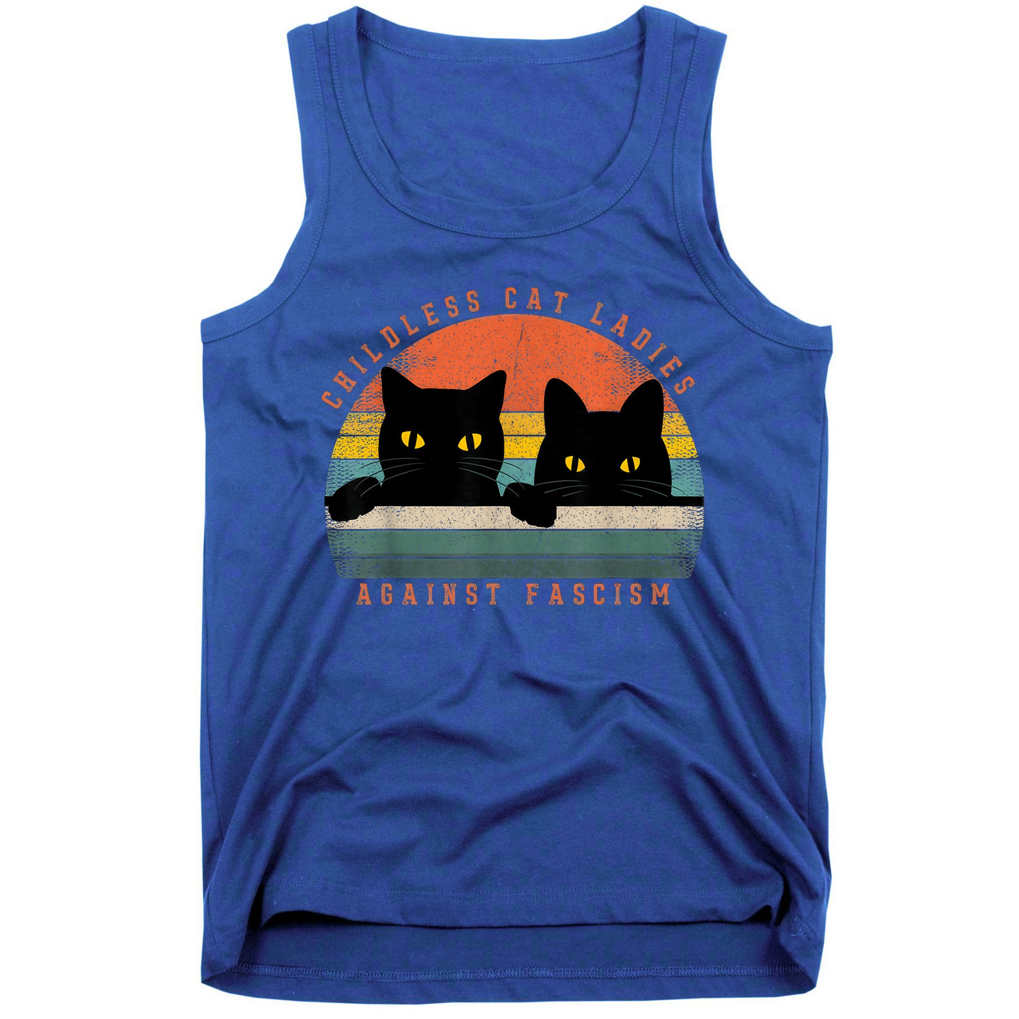 Childless Cat Ladies Feminist Childless Cat Ladies Against Fascism Tank Top