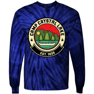 Camp Crystal Lake Tie-Dye Long Sleeve Shirt