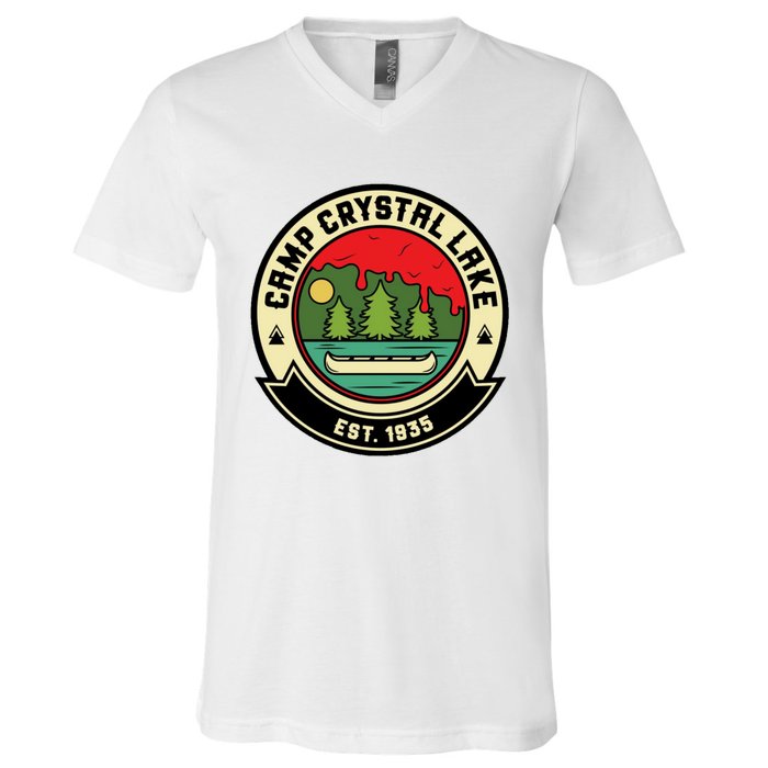 Camp Crystal Lake V-Neck T-Shirt