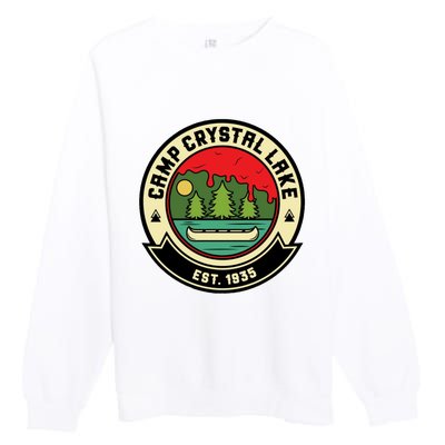 Camp Crystal Lake Premium Crewneck Sweatshirt