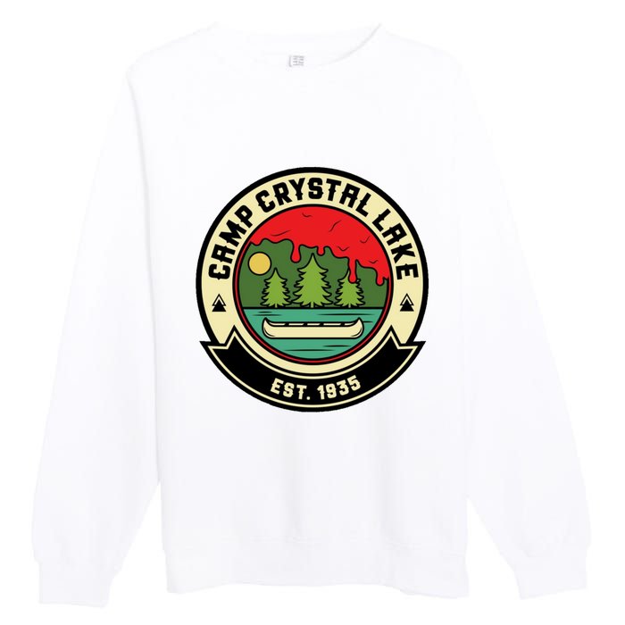 Camp Crystal Lake Premium Crewneck Sweatshirt