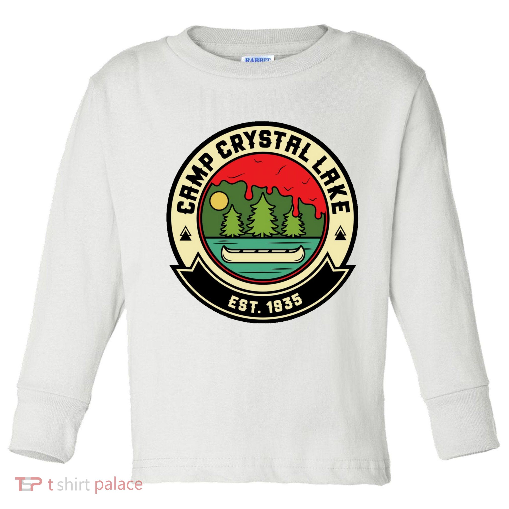 Camp Crystal Lake Toddler Long Sleeve Shirt