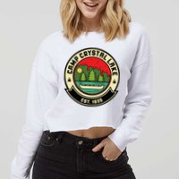 Camp Crystal Lake Cropped Pullover Crew