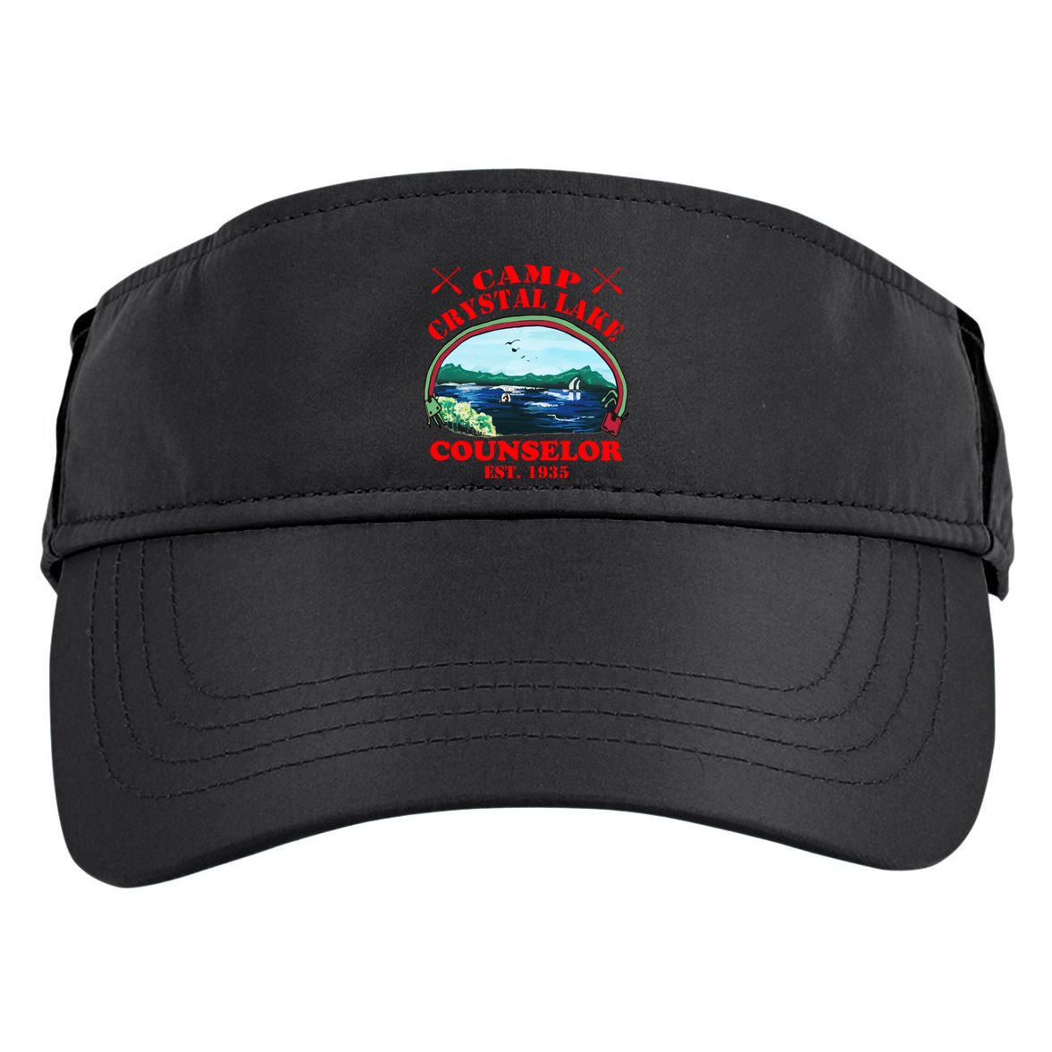 Camp Crystal Lake Adult Drive Performance Visor