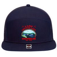 Camp Crystal Lake 7 Panel Mesh Trucker Snapback Hat