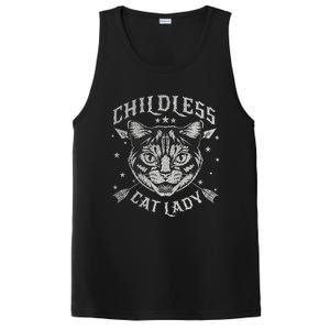 Childless Cat Lady Cat Ladies For Kamala Harris 2024 PosiCharge Competitor Tank