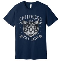 Childless Cat Lady Cat Ladies For Kamala Harris 2024 Premium T-Shirt