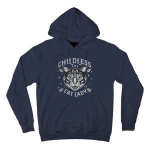 Childless Cat Lady Cat Ladies For Kamala Harris 2024 Tall Hoodie