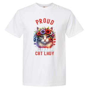 Childless Cat Ladies Election Day American Flag Cat Ladies Garment-Dyed Heavyweight T-Shirt