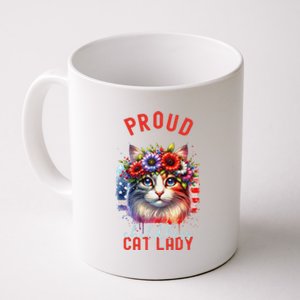 Childless Cat Ladies Election Day American Flag Cat Ladies Coffee Mug