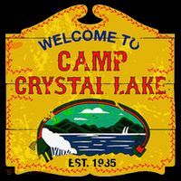 Camp Crystal Lake Halloween Funny Camping Graphic Impact Tech Backpack