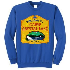 Camp Crystal Lake Halloween Funny Camping Graphic Sweatshirt