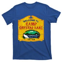 Camp Crystal Lake Halloween Funny Camping Graphic T-Shirt