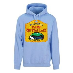 Camp Crystal Lake Halloween Funny Camping Graphic Unisex Surf Hoodie