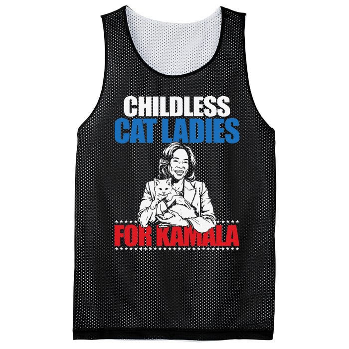 Childless Cat Ladies For Kamala Mesh Reversible Basketball Jersey Tank