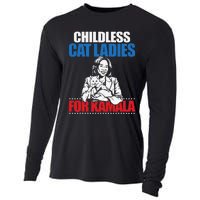 Childless Cat Ladies For Kamala Cooling Performance Long Sleeve Crew