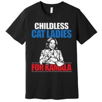 Childless Cat Ladies For Kamala Premium T-Shirt